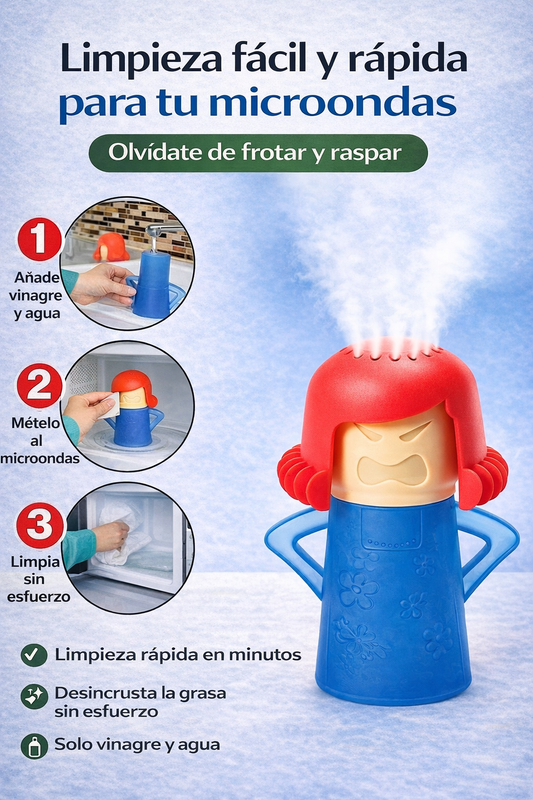 Limpiador de microondas Angry Mom