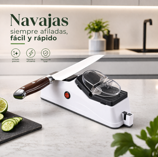 Afilador de Cuchillos Eléctrico 4 en 1 – Precisión Profesional en Casa